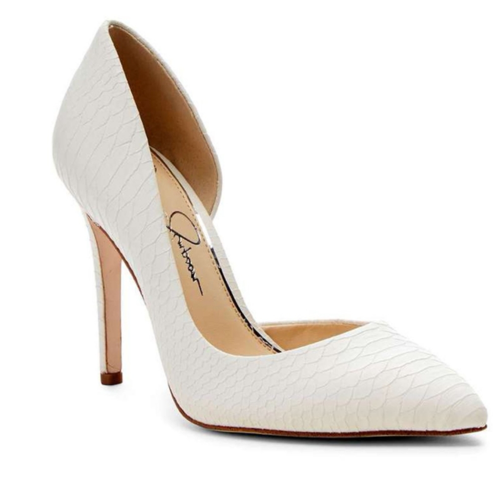 Classic White pumps